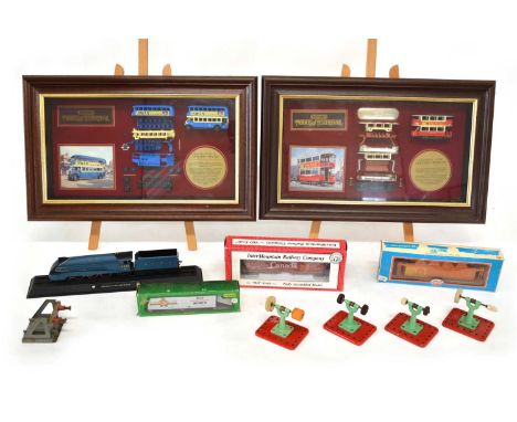 A collection of models to include Two Matchbox Models of Yesteryear Limited Edition cabinet issues, to include Leyland Titan 