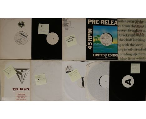 NEW WAVE/INDIE - 12"/LP TEST PRESSINGS. Unique offering of 19 x (mainly) 12"/LPs white label/test pressing or promo releases.