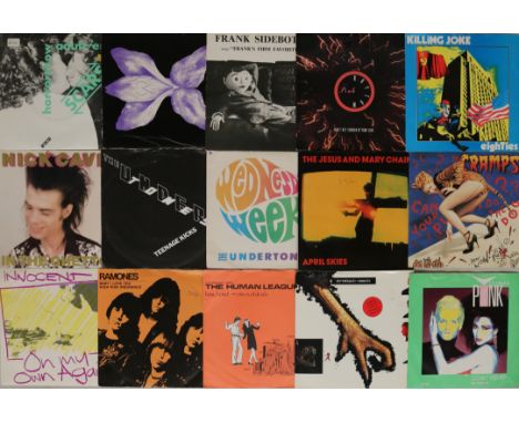 NEW WAVE/POST-PUNK/ALT/INDIE - 7". Cracking collection of 38 x 45s. Artists/titles include Scars - Adult/ery / Horrorshow (FA
