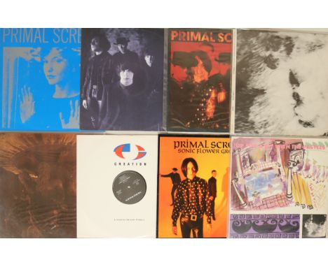 CREATION RECORDS ARTISTS - LPs/12"/7". Expert bundle of 3 x LPs, 15 x 12" with 3 x 7" from artists who recorded with Alan McG