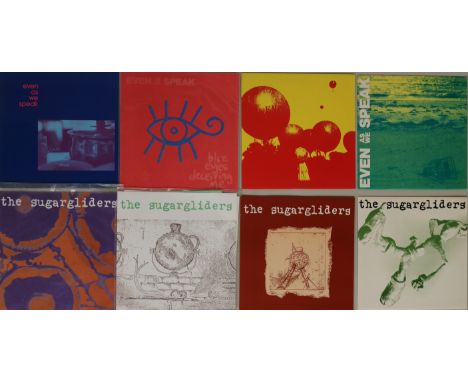 SARAH RECORDS - THE SUGARGLIDERS/EVEN AS WE SPEAK 7". Expert split pack of 8 x 45s from these delight Aussie outfits! The Sug