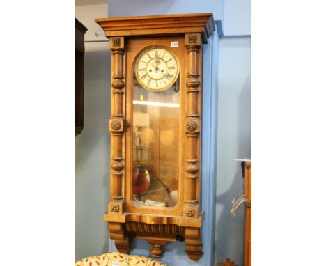 Walnut Regulator wall clock