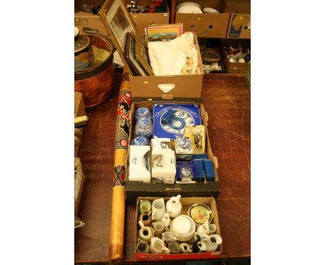 Collection of Ringtons china and a didgeridoo