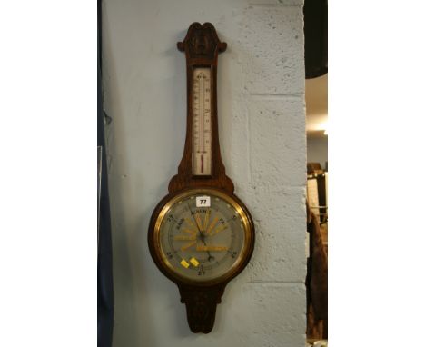 Oak barometer