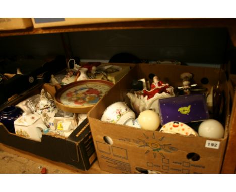 Shelf of Ringtons teapots etc.