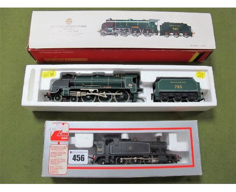 A Boxed Lima "OO" Gauge #L205014 Class 45XX 2-6-2T Locomotive, in BR lined black, R/No. 5557. A Boxed Hornby "OO" gauge" #R.1