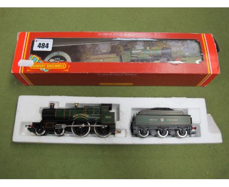 A Boxed Hornby "00" Gauge #R392 4-4-0 Locomotive, G.W.R green, 'County Of Bedford' R/No 3821, six wheel powered tender, box m