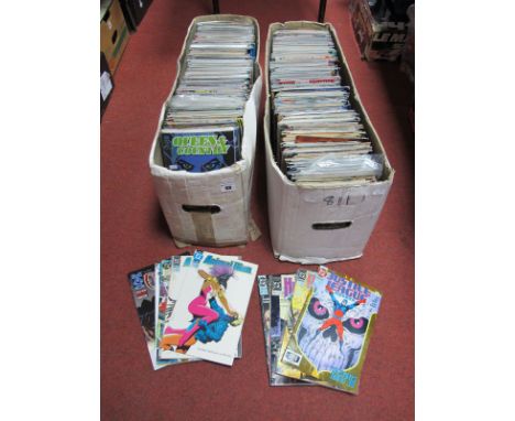 In Excess of Six Hundred Comics, by Marvel, DC, Valiant including The New Guardians, Superman, Electric Warrior.