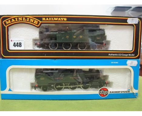 A Mainline "OO" Gauge #37038 Class 6600 0-6-2 Tank Locomotive, R/N6697, G.W.R livery. Boxed. An Airfix "OO" gauge #54150-1 2-