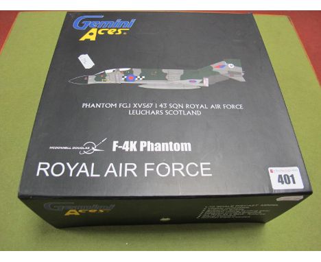 Boxed Gemini Aces 1:72nd Scale Diecast Phantom FG.1 XV567, I 43 Sqn. Royal Air Force, Leuchars, Scotland, never displayed, as