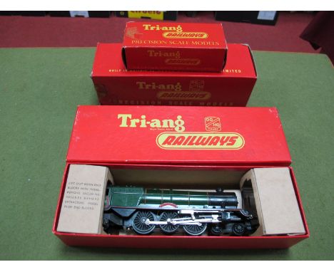 A Boxed Tri-ang "OO" Gauge #R53, two-rail, 4-6-2 locomotive, "Princess Elizabeth" R/No. 46201 in BR green livery, a boxed Tri