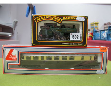 A Lima "OO" Gauge #205132 MWG G.W.R Rail Car No. 22, in chocolate and cream G.W.R livery, boxed. A Mainline "OO" gauge #37084