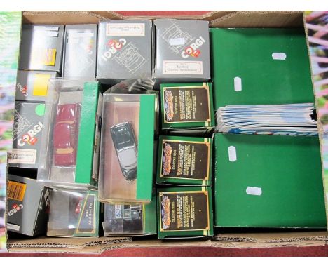 Eighteen Boxed Corgi Classic Diecast Vehicles, including #C949/12 Bedford type OB coach, #96140 MGA hard top; together with a