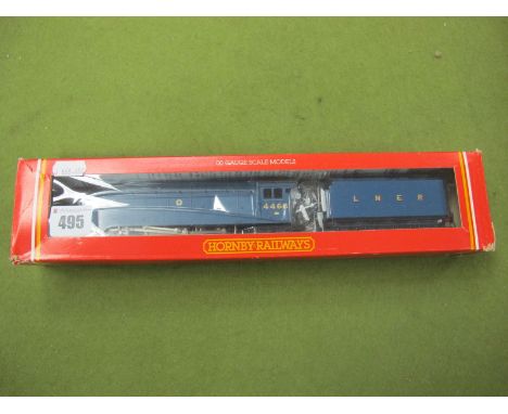 A Boxed Hornby "OO" Gauge #R.077 LNER 4-6-2 Locomotive and Eight Wheeled Tender 'Mallard', in LNER garter blue, R/No. 4468. D