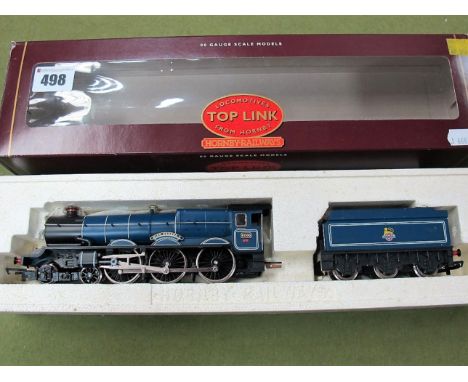 A Boxed Hornby 'Top Link' "OO" Gauge #R.737 BR 4-6-0 Locomotive "King George V", King Class and six wheeled tender, BR R/No. 