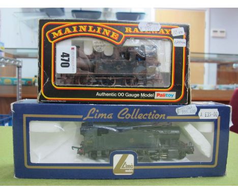 A Lima "OO" Gauge 2-6-2 Locomotive, R/N 5574, BR black, after market painting noted, boxed. A Bachmann "OO" Gauge Class J72 0