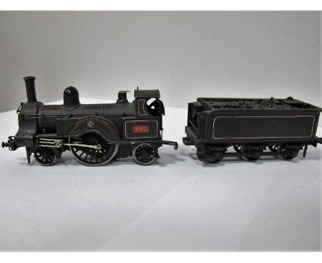 A White Metal Kit Built 2-2-2 Locomotive, R/N 31 'Lady of the Lake' hand painted, black livery.