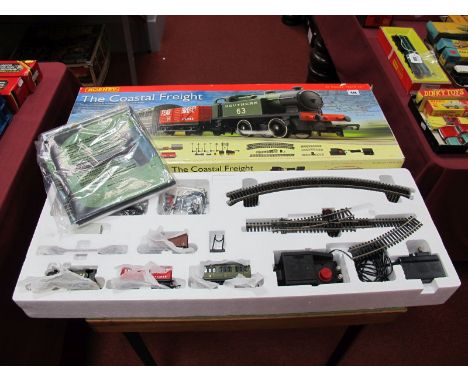 A Boxed Horny OO Gauge #R1111 Coastal Freight Train Set, appears complete, new and unused with 0-4-0 tank engine, three goods