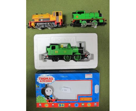 A Hornby "OO" Gauge #R9070 0-4-2 T Locomotive, Thomas and Friends, 'Oliver', R/N 11, G.W.R lime green, boxed. A Hornby "OO" g