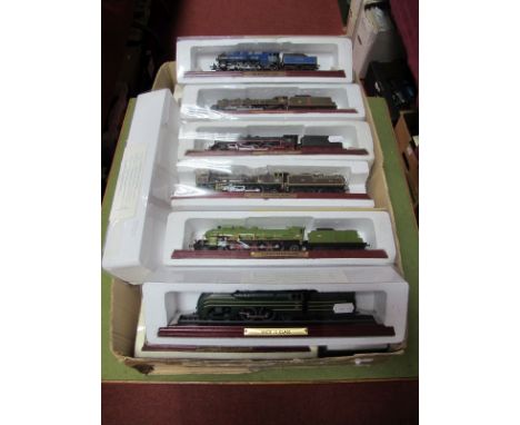 Fifteen Atlas Edition 1:100th Scale Locomotives, including Pacific Chapelon Nord, PLM Pacific, DB01 Class, PLM Mountain Class