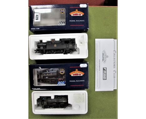 A Bachmann Branch-Line "OO" Gauge", #32-200DC 0-6-0 8750 Pannier Tank Locomotive, R/N9759 BR black late crest after market we