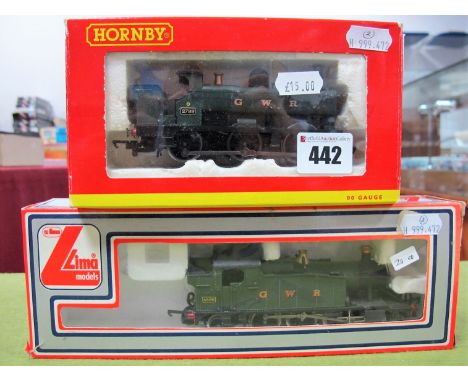 A Hornby "OO" Gauge #R2328 0-6-0 Class 2721 Pannier Tank Locomotive, R/N 2799, G.W.R green, boxed. A Lima "OO" gauge #205111 