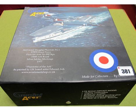 Boxed Gemini Aces 1:72nd Scale Diecast, #GARNS4001 McDonnell Douglas Phantom FG.1, XT872 Royal Navy, Fleet Air Arm No. 892 Sq