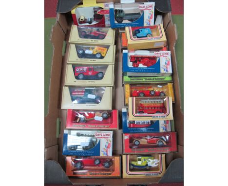 Twenty Diecast Vehicles by Matchbox, 'Days Gone' predominately Matchbox Models of Yesteryear including #Y-12 1912 Ford Model 