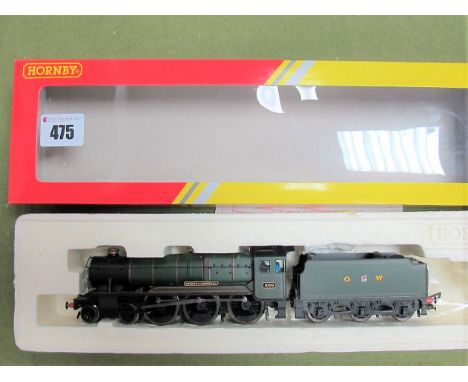 A Hornby "OO" Gauge #R2937 Railroad County Class 4-6-0 Locomotive and Tender, GWR, 'County of Cornwall' R/N 1006, DCC ready. 