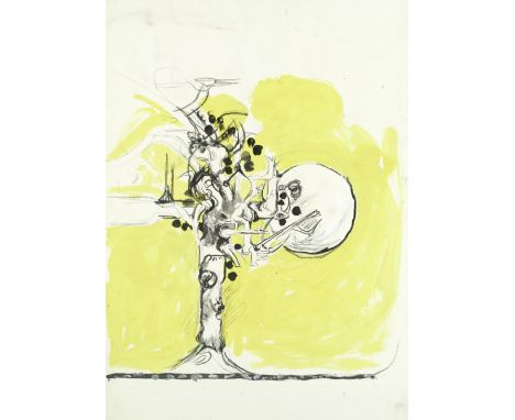 Graham Sutherland O.M. (British, 1903-1980)Study for Thorn Structure II gouache, pastel and pencil on paper; with lithograph 