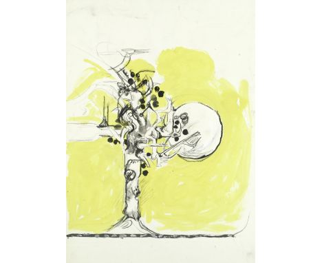 Graham Sutherland O.M. (British, 1903-1980)Study for Thorn Structure II gouache, pastel and pencil on paper; with lithograph 