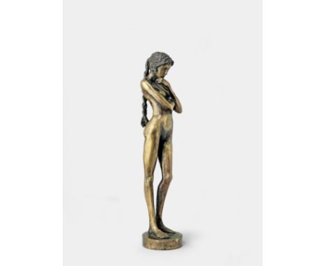 Rowan Gillespie (Irish, born 1953)Galatea signed, numbered and dated 'ROWAN 2/9 1982' (on the base)bronze with a golden patin