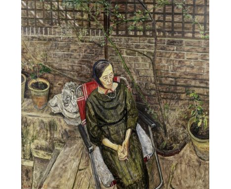 Carel Weight R.A. (British, 1908-1997)Portrait of Mrs Fontana signed 'Carel Weight.' (lower left); further signed and titled 