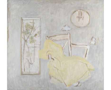 Mary Potter (British, 1900-1981)Yellow Dressing Gown signed and dated 'Mary Potter/'77' (on canvas verso)oil on canvas76 x 81