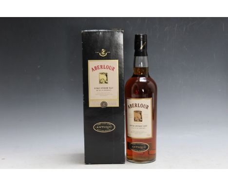 1 BOTTLE OF ABERLOUR 'ANTIQUE' SINGLE SPEYSIDE MALT SCOTCH WHISKY, in gift box