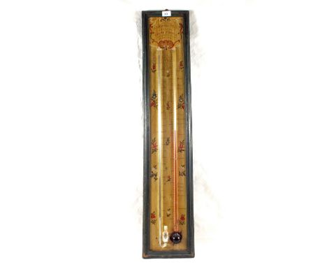 A Joseph Betali Georgian stick mercury and alcohol barometer