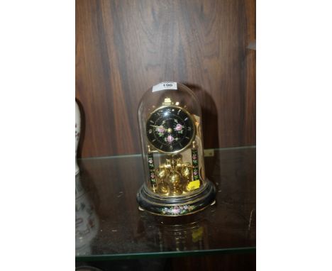 A BENTIMA SKELETON MANTEL CLOCK