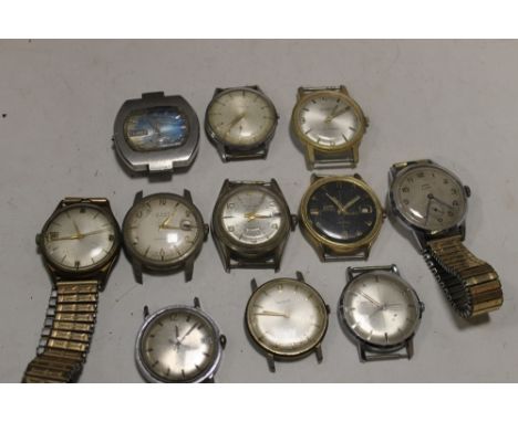 A SELECTION OF VINTAGE WRIST WATCHES