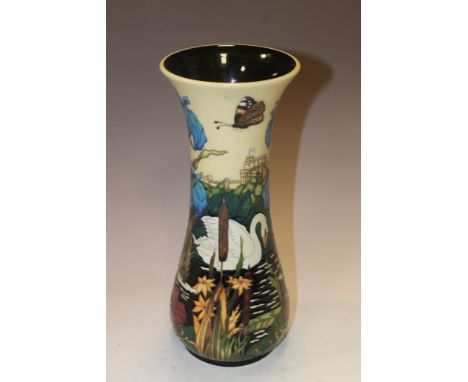 A LARGE MOORCROFT 'VISION OF WINDSOR' VASE