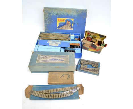 A boxed Hornby Dublo 'Sir Nigel Gresley' collection electric passenger train set, with additional track, also a boxed 'D1 thr