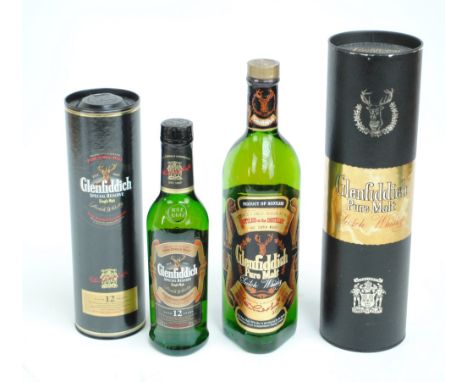 A boxed bottle of Glenfiddich Pure Malt eight years Scotch Whisky, and a further 'Special Reserve' twelve years example (2).