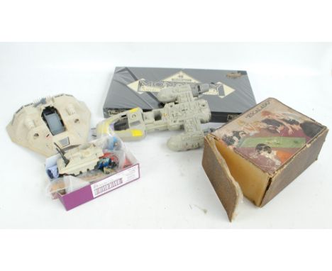 Three 1980 Kenner Products Star Wars toys comprising 39610 'Rebel Armoured Snow Speeder', 70510 'Y-Wing Fighter' and 40020 'M