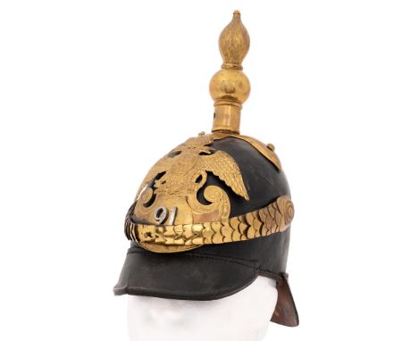 A rare, complete, Russian infantry NCO’s helmet, 1844 pattern, to the 21st Selenghinskii&nbsp;Regt  The Regiment greatly dist