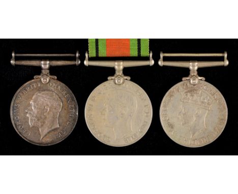 British War Medal, S E 29689 Pte G R Morris A V C, Defence Medal and War Medal  