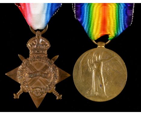 1914-15 Star 5357 Cpl J Duley Manch R and Victory Medal 5357 Cpl J H Deeley Manch R  