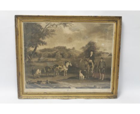 A FRAMED AND GLAZED ENGRAVING BY WILL WARD DEPICTING A PORTRAIT OF JOHN COATES ESQ. MP TO THE COUNTY OF SALOP