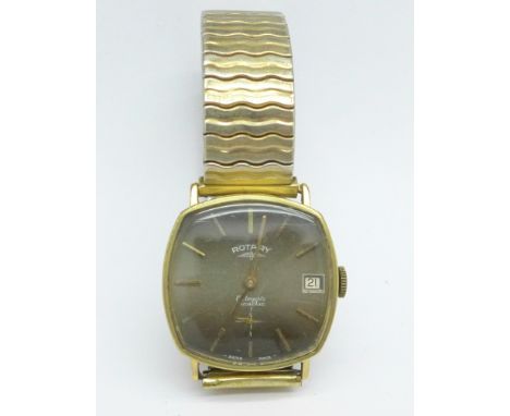 A 9ct gold cased Rotary wristwatch