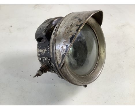 An early 20th century Lucas King of the Road car or motorbike head lamp. W:17cm x D:20cm x H:17cm