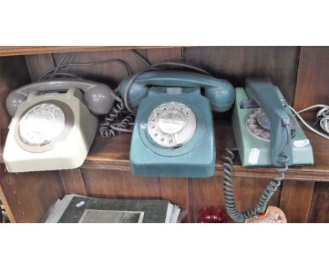 THREE VINTAGE TELEPHONES