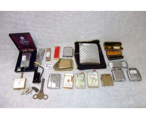 A COLLECTION OF VINTAGE LIGHTERS